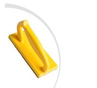 Bloc poussoir de travail du bois pour table de scie à table et table de toupie, mangeoire de sécurité en plastique jaune avec poignée en émeri, outil à main ergonomique pour menuisiers et plan (A)