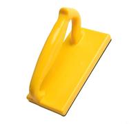 Bloc poussoir de travail du bois pour table de scie à table et table de toupie, outil d'alimentation de sécurité à 3 voies avec poignée texturée antidérapante, aide à raboter en plastique jaune (A)