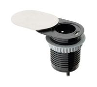 Bloc prise encastrable compact ? glissi?re avec port USB - Otio