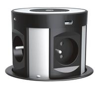 Bloc prise escamotable - 4 prises + USB + induction - INCARA? Tower 120 LEGRAND