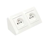 Bloc prise - Kontakt - Simon 54 PREMIUM - 2x prises type F - IP20 - 16A