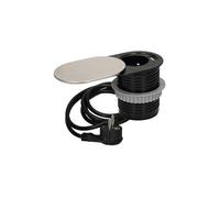 Bloc prise slidy avec cache-inox coulissant