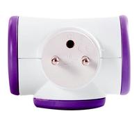 Bloc prise Triplite 3x16A rotatif - WATT&CO - Violet