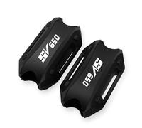 Bloc Protection du Cadre Bloc De Protection Pare-Chocs Moteur 25 Mm pour Suzuki SV650 / S SV650S SV 650(Black)