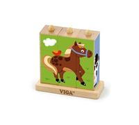 bloc puzzle animaux de la ferme 9 pièces