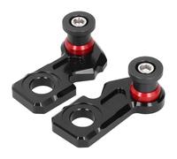 Bloc Régleur Chaîne Moto, CNC Aluminium Anodisé, 2 Pièces, Couleur Conforme - Protection Bras Oscillant, Ajustement Précis, pour CBR650R CB650R CBR650F CB650F