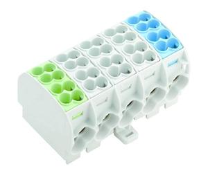 Bloc répartiteur WPD 501 2X25/2X16 1XGN/3XGY/1XBL 1562140000 vert, gris clair, bleu Weidmüller 1 pc(s)