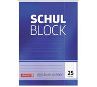 Bloc scolaire DIN A4 linéature 25