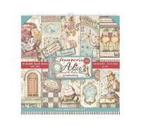 Bloc Scrapbooking - Double Face - Alice à travers le miroir