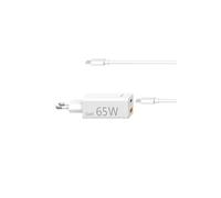 Hama Chargeur rapide Type C 65W GaN PD + QC 3.0 – Câble Type C inclus – Blanc