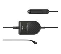 Hama Bloc d’Alimentation Voiture 36W - 3000mA, Réglable 1.5 à 12V Stabilisée, 8 Adaptateurs, Polarité Réversible, Idéal Appareils Nomades Via Allume-Cigare - Noir