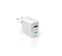 Bloc secteur MiniPro USB-A+USB-C 65W Blanc