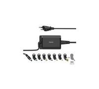 Hama 45W Chargeur Rapide Universel pour PC Portable 15-19V - [8 Adaptateurs] [Protection Contre la surchauffe & sur-tensions] Noir