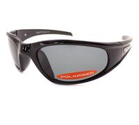 BLOC Stingray Polarisé Soleil Noir Brillant Avec Gris CAT.3 Verres P120