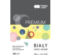 Bloc technique blanc de qualité supérieure A3 250g - 10 feuilles Idéal pour la créativité et le dessin !
