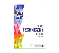 Bloc technique Oxford A4 10 feuilles blanc 1 pièce 250g/m2