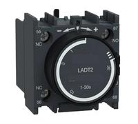 Bloc temporisateur électrique LA-DT2 for module relais contacteur, mise à jour vers LADT2 noir 1-30s