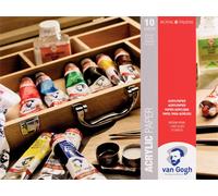 Bloc Van Gogh pour la peinture acrylique, 10 feuilles, 370 g, 24 x 32 cm