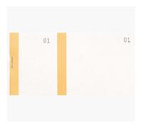 Bloc vendeur 100 feuillets 60x135 mm Orange