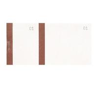 BLOCS VENDEURS 6,6X13,5CM DOUBLE NUMEROTAGE BANDE COULEUR 100 FEUILLETS