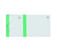 Bloc vendeur tombola numerotés coloris au choix Bloc tombola numerotés vert