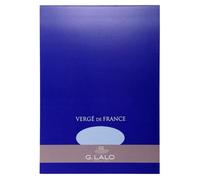 G.Lalo Bloc A4 12702L – 50 feuilles vergées 100 g Vergé de France Bleu