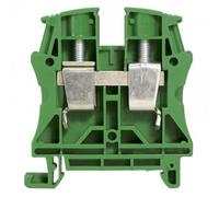 bloc viking 3 - 1 jonction - 1 entrée / 1 sortie - 16 mm² - vert - a vis