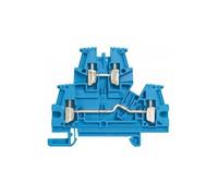 Legrand 037108 Bloc de Jonction de Passage à Vis Viking3 avec 2 Jonctions, 2 Étages Sorties 4mm², Pas 6mm, Bleu