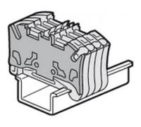 Cloison Terminale Pour Blocs De Jonction à Ressort Viking 3 Avec 2 étages Pas De 5mm Legrand 037589