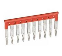 Legrand Peigne 037501 pour 10 blocs de jonction Viking3 pas 5 mm à vis ou ressort Rouge