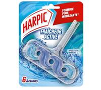 Harpic Blocs WC - Nettoyant WC Active Fresh Explosion Marine OCEAN PACIFIQUE - 4 semaines de fraicheur - 1 unité ( Lot de 1 )