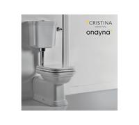 Bloc WC réservoir mi-haut complet en céramique blanc WALDORF - CRISTINA ONDYNA WD4116