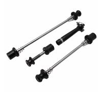 Blocage antivol de roue avant-arriere + tige de selle newton noir (kit 3 pieces)