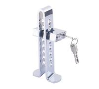 Blocage de pédales, verrouillage de frein de voiture en acier inoxydable 8 trous antivol verrouillage de l'embrayage Protection de véhicule Sécurité Fournitures Universal Lock avec 3 clés pour