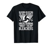 Blocage de Volleyball Humour Grandma Bleachers T-Shirt