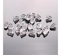 Blocage d'oreille en plastique silicone conçu pour être compatible avec la plupart des clous d'oreilles et aiguilles pour empêcher les boucles d'oreilles de tomber (03 x 150)