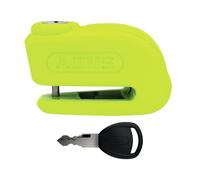 ABUS Antivol à disque 370 Trigger Alarm 2.0 – Alarme, Boulon 10 mm – Jaune
