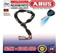 Bloccadisco Avec Chaîne ABUS Granit Detecto X-Plus 8008 12KS120 Moto Scooter