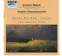 Bloch - Baal Shem/Abodah/Sonata for Violin & Piano