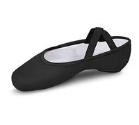 Bloch - Chaussons de Danse Performa en Toile Extensible avec Semelles Fendues - pour Homme, Noir (Noir), 39.5 EU