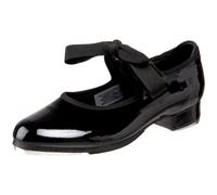 Bloch Dance Annie Tyette Tap Shoe (Toddler/Little Kid/Big Kid),Black Patent,8.5 M US Big Kid