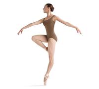 Bloch Dance Faire Microlux Justaucorps débardeur pour Femme, Amande, Taille XL