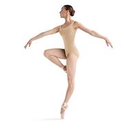Bloch Dance Justaucorps débardeur Faire Microlux pour Femme, Sable, Taille S