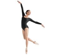 Bloch Dance Lepsi Justaucorps à Manches Longues pour Femme, Femme, L5609, Noir, XL