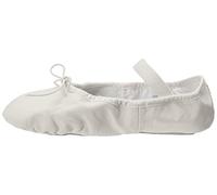 Bloch Dance Women's Dansoft Full Sole Leather Ballet Slipper/Shoe, White, 3 C US