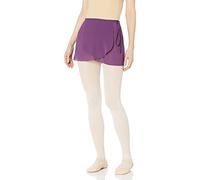 Bloch Dance Women's Vera Georgette Ballet Wrap Skirt, Aubergine, One Size