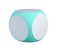 Block 4x4Inch Write on Wipe Off Multipurpose Educational Dice Cube White Boards Dice Cube Manipulative Dice