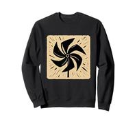 Block Art Roue à Vent Tourbillon Sweatshirt