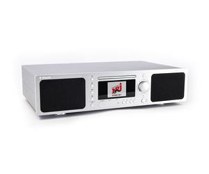 Block BB-200 Récepteur Internet Blu-Ray avec système de haut-parleurs intégré, couleur argent diamant