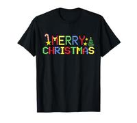 Block Building Builder Brick Master Builder Joyeux Noël T-Shirt